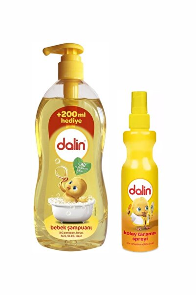 Dalin 900 ml Bebek Şampuanı + Kolay Tarama Spreyi 2'li Paket