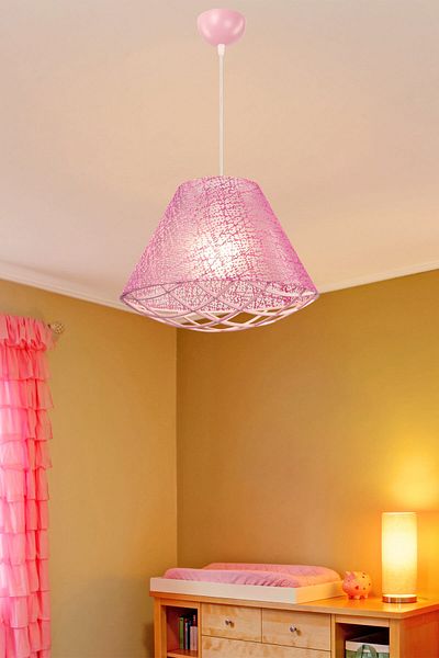 Gloria Pink Isla Pendant Mesh