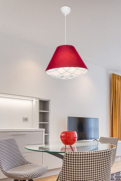 Gloria Red Isla Pendant Lamp