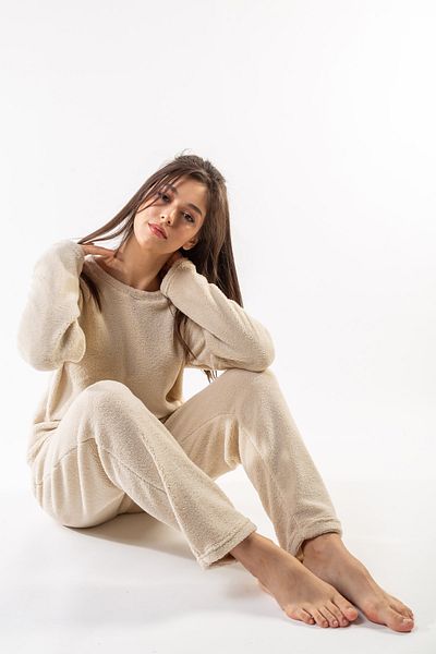 Minteks Γυναικείο Σετ γιακά Angora Wellsoft Basic