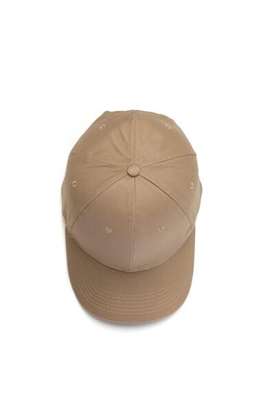 OnMyHead Beige Unisex Cap