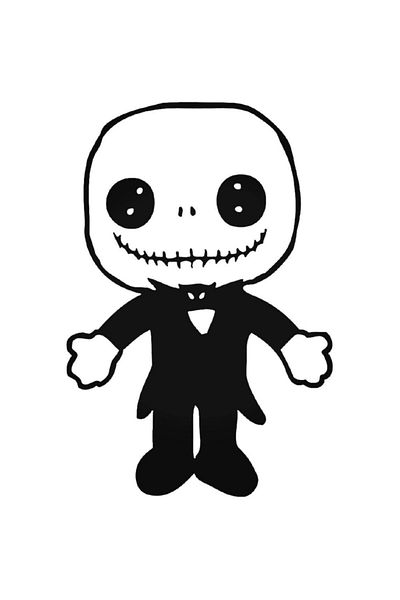 Universal Nightmare Before Christmas Jack Doll 74 Αυτοκόλλητο Αυτοκόλλητο Αυτοκόλλητο Τοίχου Αυτοκινήτου 20cm