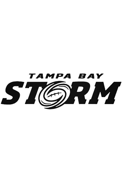 Universal Αυτοκόλλητο τοίχου Tampa Bay Storm Afl Style 1 Car Auto Rigging 20 cm