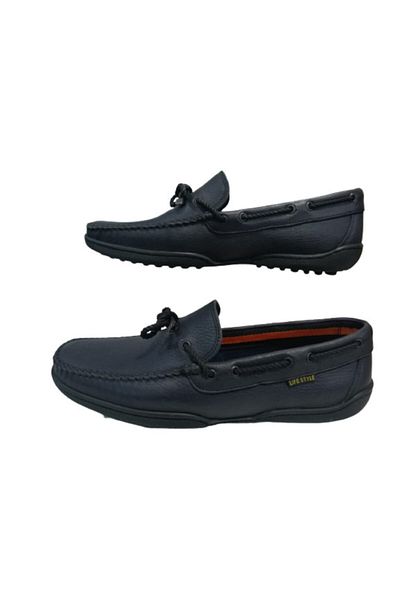 Rekirs Мъжки тъмносини мокасини с панделка Re097-10