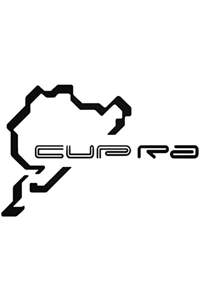 Universal ملصق حائط لمسار السيارة من Seat Cupra Nurburgring مقاس 20 سم