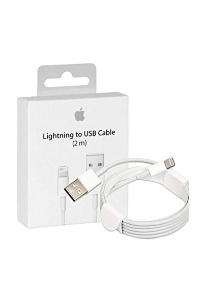 Genel Markalar Iphone Lightning Orjinal 2 Metre Usb Şarj Kablosu 8 7 6 5 X Max