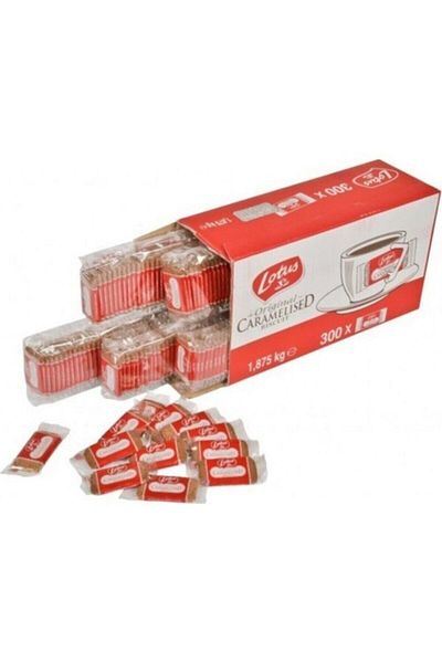 Lotus Biskoff Caramelized - 300X6.25 Gram Biscuits