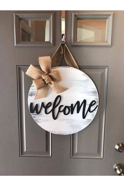 Enissimo Welcome Door Ornament Welcome Wreath