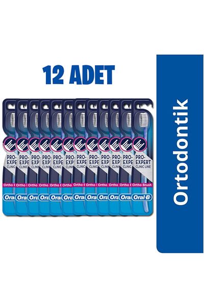 Oral-B Ortho Brush Orthodontic Toothbrush 35 Soft X 12 Pieces
