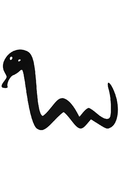Universal Αυτοκόλλητο Snake Trash Man Αυτοκόλλητο Αυτοκόλλητο Τοίχου Αυτοκινήτου 20cm