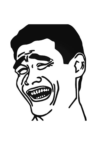 Universal Yao Ming Internet Meme Αυτοκόλλητο Αυτοκόλλητο Αυτοκόλλητο Τοίχου Αυτοκινήτου 20cm