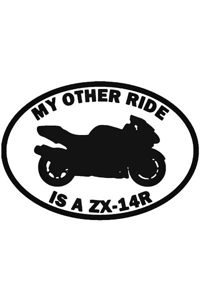 Universal My Other Ride Kawasaki Ninja Zx 9r Αυτοκόλλητο Μοτοσικλέτας Αυτοκόλλητο Αυτοκόλλητο Αυτοκόλλητο Τοίχου 20cm