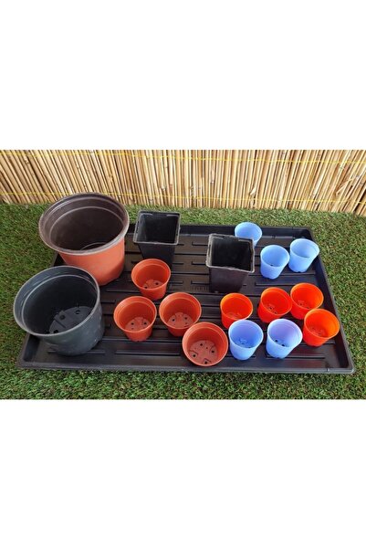 Doğalsan Tarım Fide Viyol Tepsisi 9 Adet Viyol Altılığı Saksı Altlığı Saksı A...