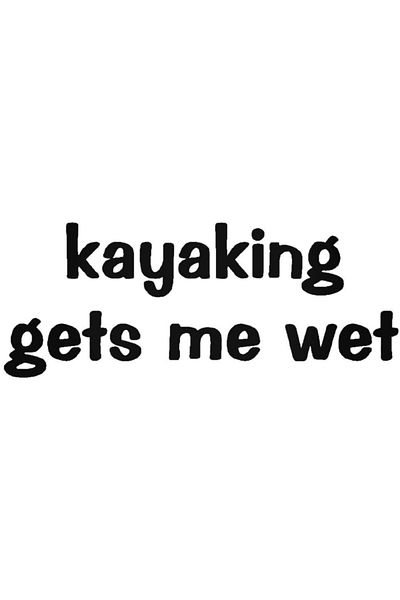 Universal ملصق حائط للسيارة من Kayaking Gets Me Wet مقاس 20 سم