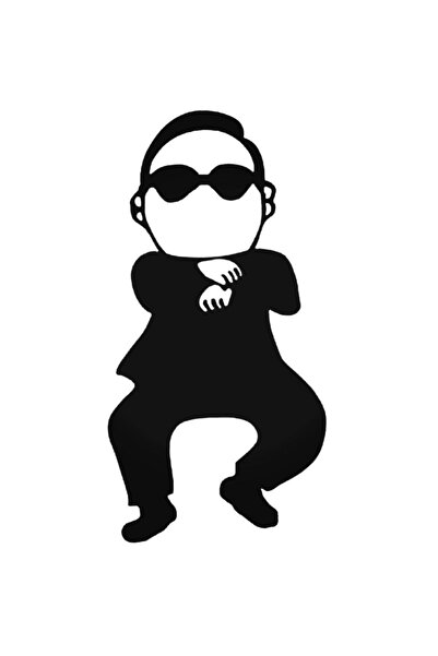 Universal Rock Band Psy Oppa Gangnam Style Sticker Car Auto Coat of Arms Wall...