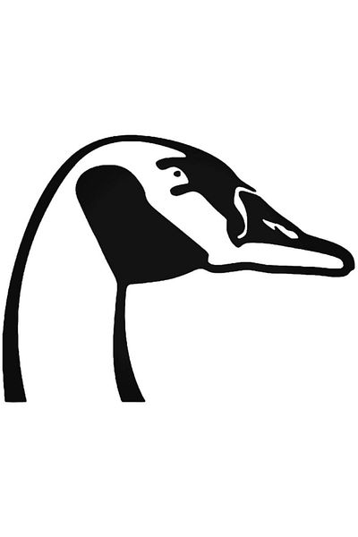 Universal Αυτοκόλλητο Duck Goose Head Hunting Αυτοκόλλητο Αυτοκόλλητο Τοίχου Αυτοκινήτου Αυτοκόλλητο 20 εκ.