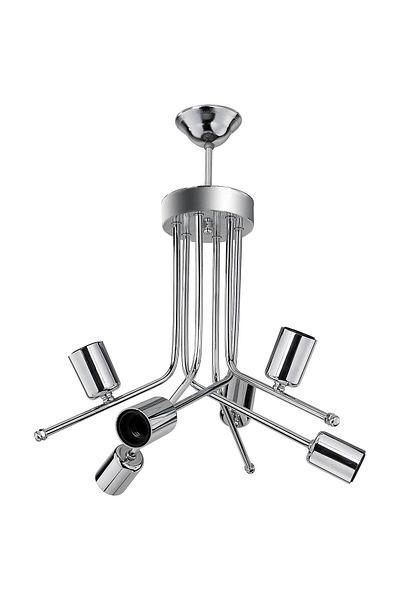 Gloria 6-Piece Chandelier Chrome Vertu Set