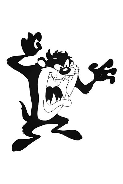 Universal Αυτοκόλλητο Taz Tazmanian Devil Looney Tunes Αυτοκόλλητο Αυτοκόλλητο Αυτοκόλλητο Τοίχου Αυτοκινήτου 20 εκ.