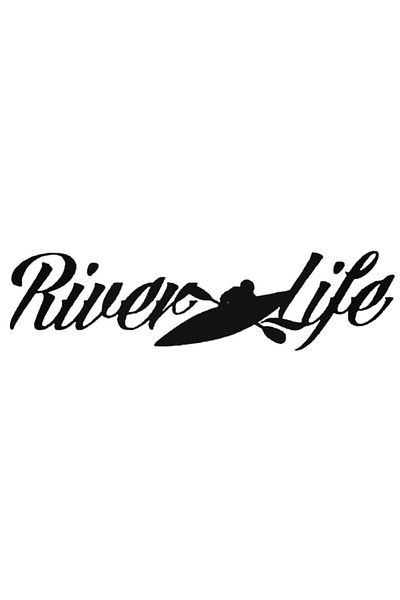 Universal Ristyle Life With Kayak Kayaker In The Center Αυτοκόλλητο Βαρκάδας Αυτοκόλλητο Αυτοκόλλητο Τοίχου Αυτοκινήτου 20cm