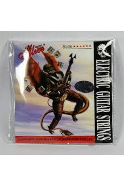 Alice A-506 Model 10-46 Number Electric Guitar String + Plectrums