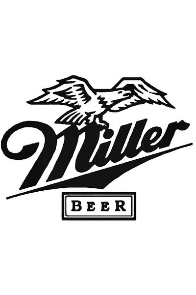 Universal Miller Beer Sticker Car Auto Rigging Αυτοκόλλητο τοίχου Διακοσμητικό Αυτοκόλλητο Σπιτιού 20cm