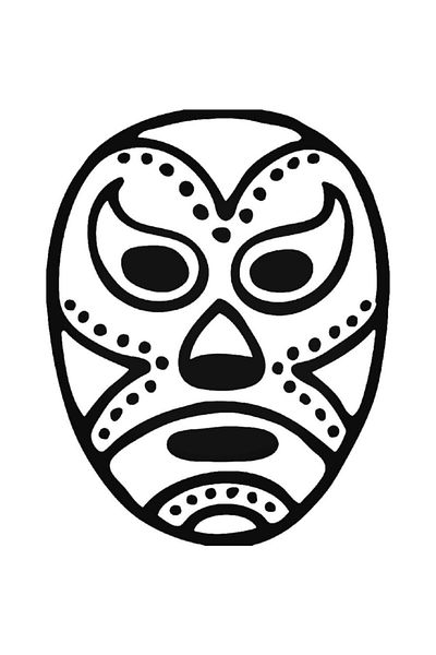 Universal Αυτοκόλλητο Luchador Lucha Libre 1 Αυτοκόλλητο Αυτοκόλλητο Αυτοκόλλητο Τοίχου Αυτοκινήτου 20 εκ.