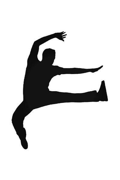 Universal Αυτοκόλλητο Jazz Dancer Αυτοκόλλητο Αυτοκόλλητο Τοίχου Αυτοκινήτου 20cm