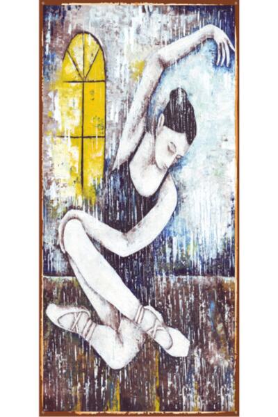 Hayat Poster Μίνι ρετρό ξύλινη αφίσα 10 cm x 20 cm - Μπαλαρίνα