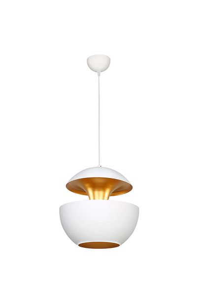 Gloria White Jasmine Single Pendant Lamp