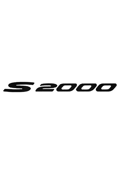 Universal S 2000 Sticker Car Auto Fixture Wall Decal 20 Cm