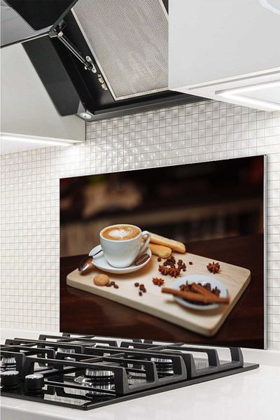 Walldeco Folie autoadeziva pentru protectie spate aragaz de bucatarie