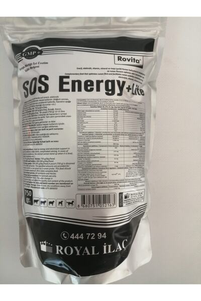 Royal İlaç Sos Energy+lite 750 Gr Enerji, Elektrolit, Vitamin Içerikli Tamaml...