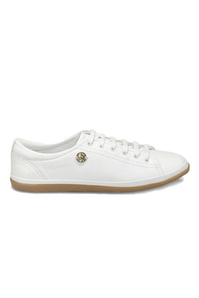 U.S. Polo Assn. Jojo 1fx din piele naturală, alb, pantofi ocazional pentru femei