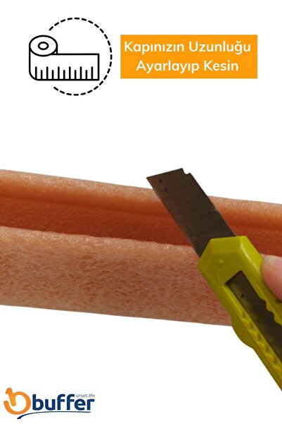 Buffer Burete rezistent la scurgeri din spumă de polistiren - Dispozitiv de tăiat la rece pentru sub ușă, anti-praf, vânt și izolație termică