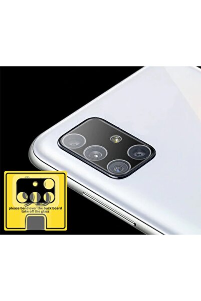 feifei واقي كاميرا ALLY SM Galaxy A51 HD ثلاثي الأبعاد مصنوع من الزجاج المقوى...