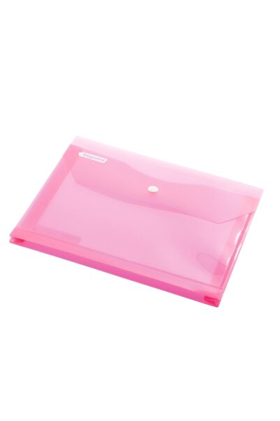 Bigpoint Αρχείο εγγράφων Snap Fastener A5 Ροζ τσάντα 10 τεμαχίων