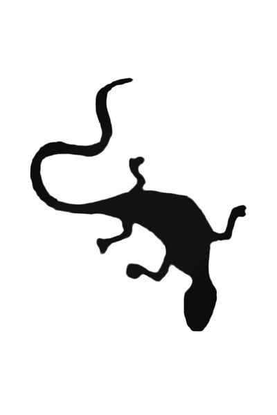 Universal Αυτοκόλλητο Long Lizard Car Auto Rigging Αυτοκόλλητο τοίχου Διακοσμητικό Αυτοκόλλητο Σπιτιού 20cm