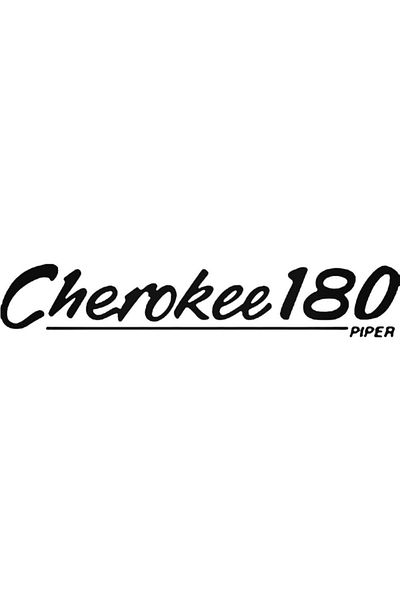 Universal Αυτοκόλλητο αυτοκόλλητο τοίχου Piper Cherokee 180 Aviation Car Rigging 20cm