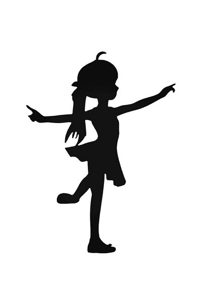 Universal Αυτοκόλλητο Αυτοκόλλητο Τοίχου Dance Girl Car Auto Arma 20cm