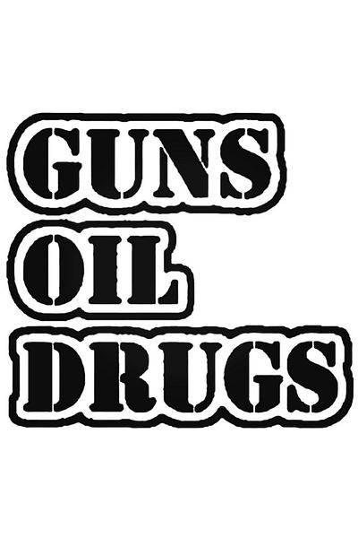 Universal Αυτοκόλλητο Guns Oil Drugs Αυτοκόλλητο Αυτοκόλλητο Τοίχου Αυτοκινήτου Αυτοκόλλητο Τοίχου Διακοσμητικό Σπίτι 20 εκ.