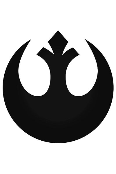 Universal ملصق حائط للسيارة Star Wars Rebel Alliance 37 مقاس 20 سم