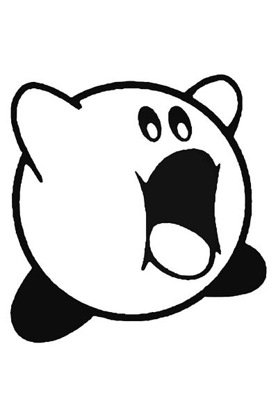 Universal Kirby Eating Sticker Αυτοκόλλητο Αυτοκόλλητο Τοίχου Αυτοκινήτου Οικιακό Διακοσμητικό Αυτοκόλλητο 20cm