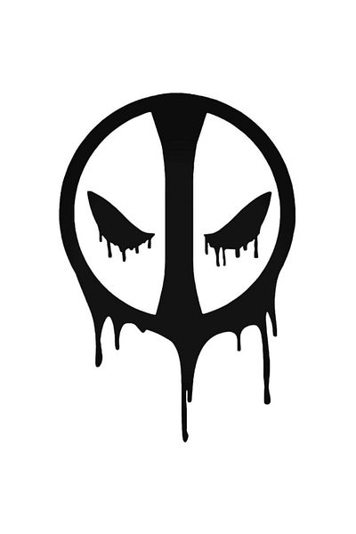 Universal Deadpool Graffiti - Αυτοκόλλητο 20 εκ. Αυτοκόλλητο αυτοκινήτου και τοίχου