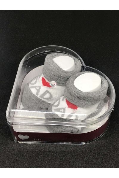 Kravat Gezegeni 0-6 Months Baby Socks Gift Box
