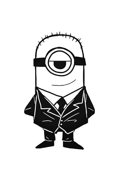 Universal Minions 08 Αυτοκόλλητο Αυτοκόλλητο Αυτοκόλλητο Τοίχου Αυτοκινήτου 20 cm