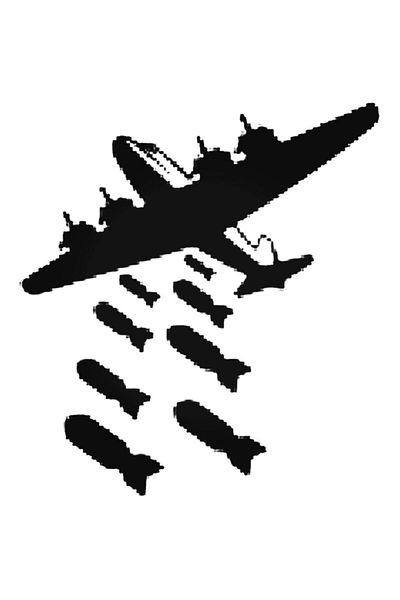 Universal Αυτοκόλλητο Bombs Away Αυτοκόλλητο Αυτοκόλλητο Τοίχου Αυτοκινήτου 20 cm