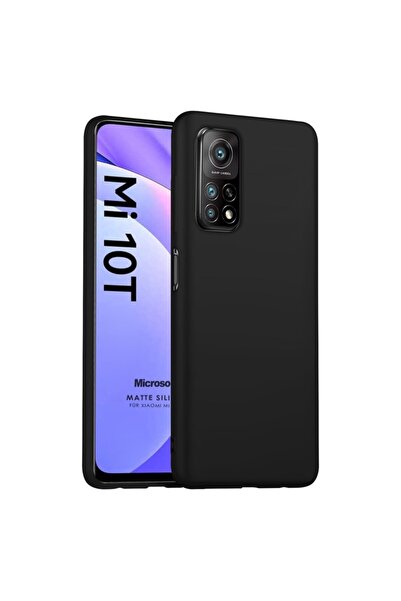 Microsonic Matte Silicone Xiaomi Mi 10t Pro Kılıf Siyah