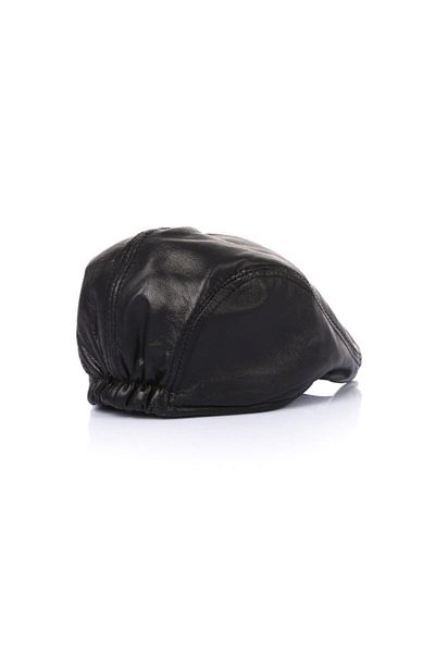 fubileather Шапка от истинска агнешка кожа