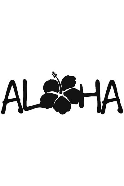 Universal Hawaii Aloha Hibiscus Flower 1 Αυτοκόλλητο Αυτοκόλλητο Αυτοκόλλητο Τοίχου Αυτοκινήτου 20cm