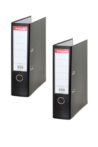 Esselte Economy 2-Piece Black Wide Folder 9940